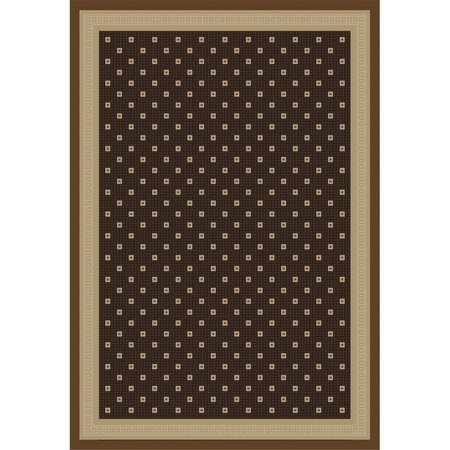 CONCORD GLOBAL 9 ft. 3 in. x 12 ft. 6 in. Jewel Athens - Brown 54288
